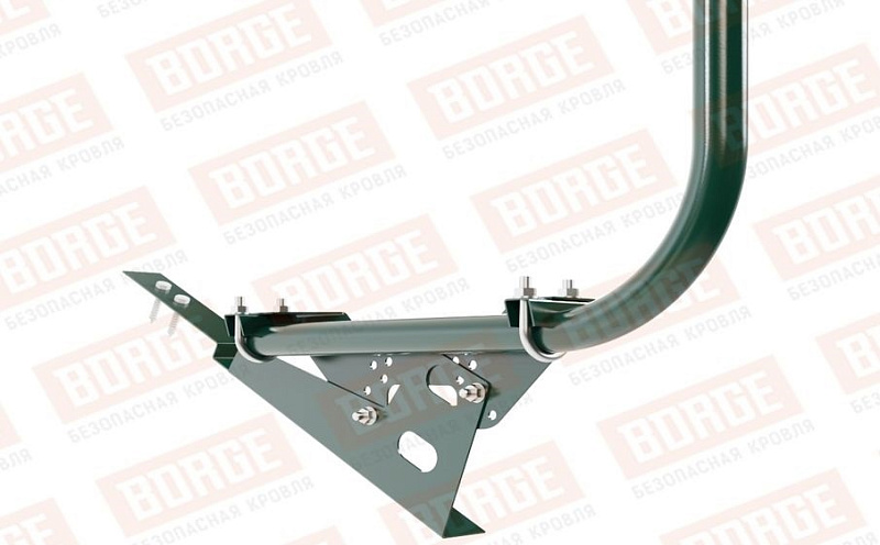 Кровельное ограждение Borge для черепичной кровли оцинкованное RAL 6005, 300*120 см