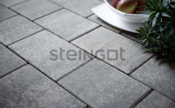 Плитка тротуарная Steingot Color Mix, Новый город, Штайн Сильвер, толщина 40 мм