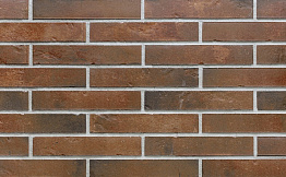 Клинкерная плитка под кирпич Westerwaelder Klinker York WK132 Tiefrot, 290*52*10 мм