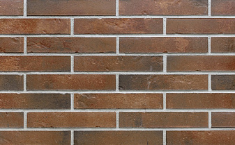 Клинкерная плитка под кирпич Westerwaelder Klinker York WK132 Tiefrot, 290*52*10 мм