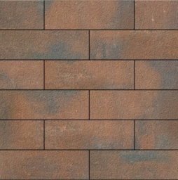 Плитка тротуарная SteinRus Гранада Б.7.П.8, Native, ColorMix Штайнрус, 600*200*80 мм