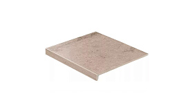 Клинкерная ступень прямоугольная рядовая Stroeher Loftstufe Gravel Blend 964 taupe 294х340х35х11 мм