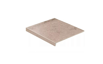 Клинкерная ступень прямоугольная рядовая Stroeher Loftstufe Gravel Blend 964 taupe 294х340х35х11 мм