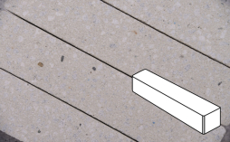 Плитка тротуарная Готика Granite FINERRO, Ригель Б.3.П.8, Мансуровский 360*80*80 мм