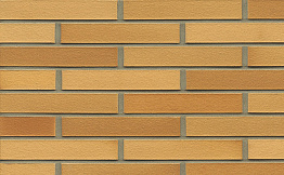 Кирпич клинкерный Muhr 01 EG Niederlausitzer Gelb Edelglanz гладкий, 240*90*40 мм