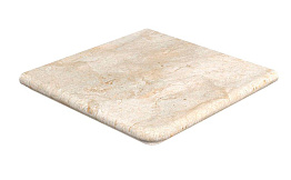Угловая ступень-флорентинер Gres Aragon Rocks Beige, 330*330*14(36) мм