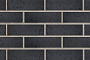 Клинкерная плитка под кирпич Terramatic Moon Black AB, 240*71*14 мм
