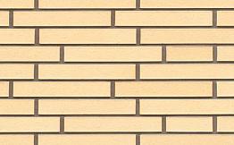 Кирпич клинкерный Muhr 35 Creme nuanciert гладкий, 290*60*40 мм