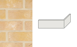 Плитка угловая Terca Oakington Buff, 215*65*102*22-25 мм