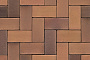 Тротуарная клинкерная брусчатка Muhr №08S Lachsrot spezial, 200*100*40 мм