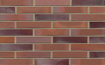 Кирпич клинкерный Muhr 14 Rotblau-bunt гладкий, 290*60*52 мм
