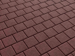 Плитка тротуарная Квадрат А.3.К.4 гранит красный, 100*100*40 мм