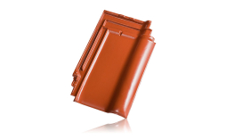 Керамическая черепица рядовая Koramic L15 red engobe