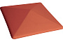 Клинкерный заборный оголовок King Klinker 01 Ruby red, 445*585*106 мм