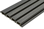 Реечная фасадная панель CM Wall Stone Grey 3000*219*26 мм