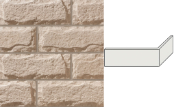 Облицовочный камень Leonardo Stone угловой элемент Турин 260/125*145*30 мм 404