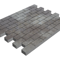 Плитка тротуарная SteinRus Прямоугольник Б.6.П.6 Backwash Валдай, 200*100*60 мм
