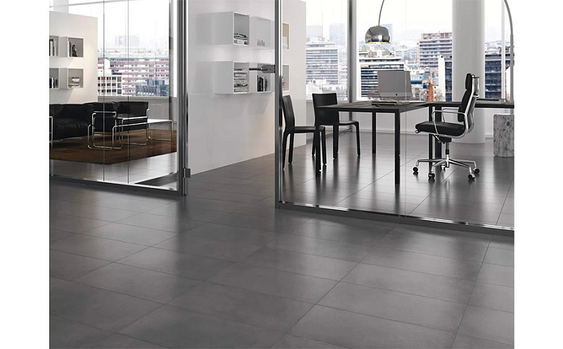 Керамогранит KERAMA MARAZZI Мирабо серый темный обрезной, 600*600*9 мм