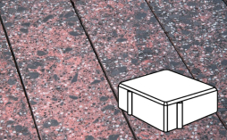 Плитка тротуарная Готика, City Granite FINO, Квадрат Б.1.К.6, Дымовский, 100*100*60 мм
