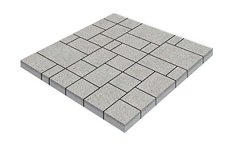 Плитка тротуарная SteinRus Инсбрук Альпен Б.7.Псм.6 Backwash, Доломит, толщина 60 мм