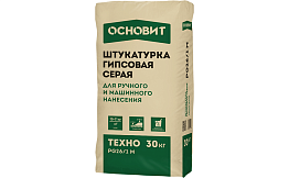 Штукатурка гипсовая Основит ТЕХНО PG26/1 M, 30 кг
