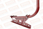 Кровельное ограждение Borge для фальцевой кровли оцинкованное RAL 3011, 300*90 см