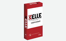 Цветной кладочный раствор Kelle коричневый, 25 кг