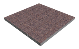 Плитка тротуарная SteinRus Новый город Лион Б.9.Псм.6, Nature Stone, Маджента, толщина 60 мм