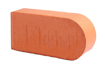 Печной кирпич фигурный полнотелый Lode Janka F22 гладкий, 250*120*65 мм