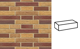 Кирпич клинкерный Muhr 19 Rubinbeige nuanciert гладкий, 240*90*40 мм