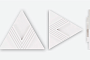 3D-плитка ARCHITECTILES Trigon, белый, 200*200*200*20 мм