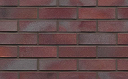 Кирпич клинкерный облицовочный 7-щелевой Muhr 10 Violettblau geflammt гладкий, 250*120*65 мм по выгодной ценеКирпич клинкерный облицовочный 7-щелевой Muhr 10 Violettblau geflammt гладкий, 250*120*65 мм