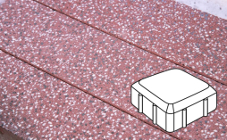 Плитка тротуарная Готика, City Granite FINO, Старая площадь Б.1.К.6, Емельяновский, 160*160*60 мм