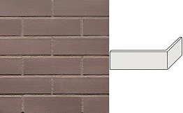 Клинкерная плитка угловая King Klinker Dream House 22 Ice power RF10, 250*65*120*10 мм