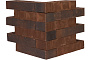 Клинкерный кирпич пустотелый Plinfa Iron 2302, 270*85*50 мм
