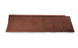 Композитная черепица рядовая Metrotile ISlate Scarlet