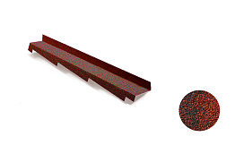 Боковое примыкание левое Metrotile, Red black