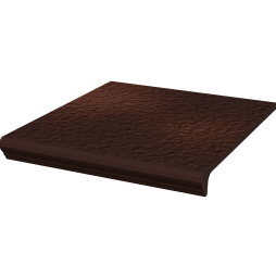 Клинкерная ступень с капиносом Paradyz Cloud, Brown, 330*300*11 мм