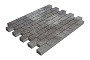 Плитка тротуарная SteinRus Прямоугольник Б.6.П.6, Backwash, Валдай, 200*100*60 мм