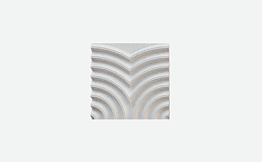 3D-плитка ARCHITECTILES Asperitas облегченная под покраску, № 1 Unos, белый, 120*120*15 мм