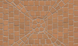 Клинкерная мозаика Feldhaus Klinker DF М203 areno trigo, 240*118*52 (8 частей (60*60*52мм) мм