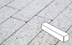 Плитка тротуарная Готика, Granite FINERRO, Ригель Б.3.П.8, Покостовский, 360*80*80 мм