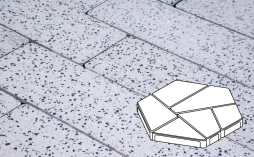 Плитка тротуарная Готика, Granite FINO, Полигональ Б.8.Фсм.8, Покостовский, 893*780*80 мм