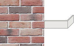 Декоративный кирпич White Hills Сити брик Design угловой элемент цвет 378-95