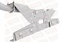 Кровельное ограждение Borge для фальцевой кровли оцинкованное RAL 7004, 300*60 см