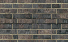 Кирпич клинкерный Muhr 15F Schwarz-bunt Edelglanz bes. Fuss., 290*90*71 мм