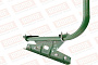 Кровельное ограждение Borge для фальцевой кровли оцинкованное RAL 6002, 300*90 см