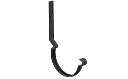 Крюк крепления Aquasystem длинный PE dRain RAL 9005 для системы D 125/90 мм