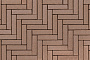 Клинкерная брусчатка Westerwaelder Klinker WK104BR Design Braun PK, 240*52*50 мм