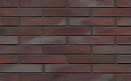 Кирпич клинкерный Muhr 10 Violettblau geflammt гладкий, 290*90*52 мм